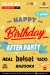 After Party | Happy Birthday